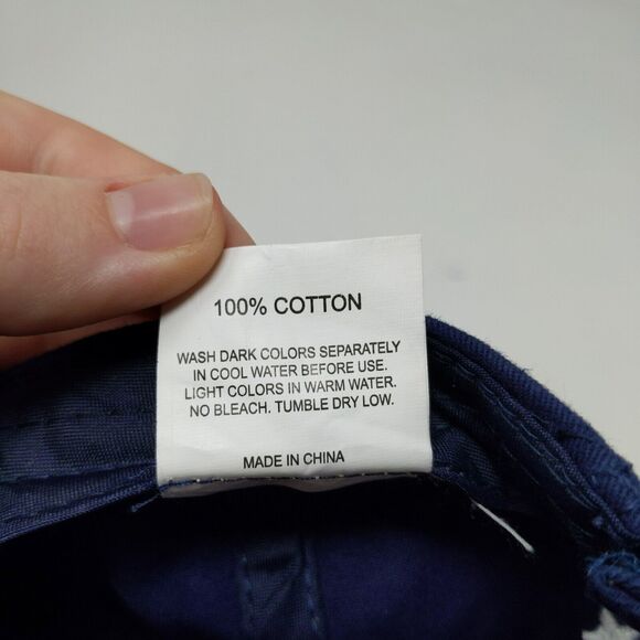 Sailor Moon Women's Strapback Hat Blue Embroidered Luna Moon Logo Anime Toei - Picture 12 of 12